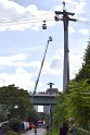 Koelner Seilbahn Gondel blieb haengen Koeln Linksrheinisch P111